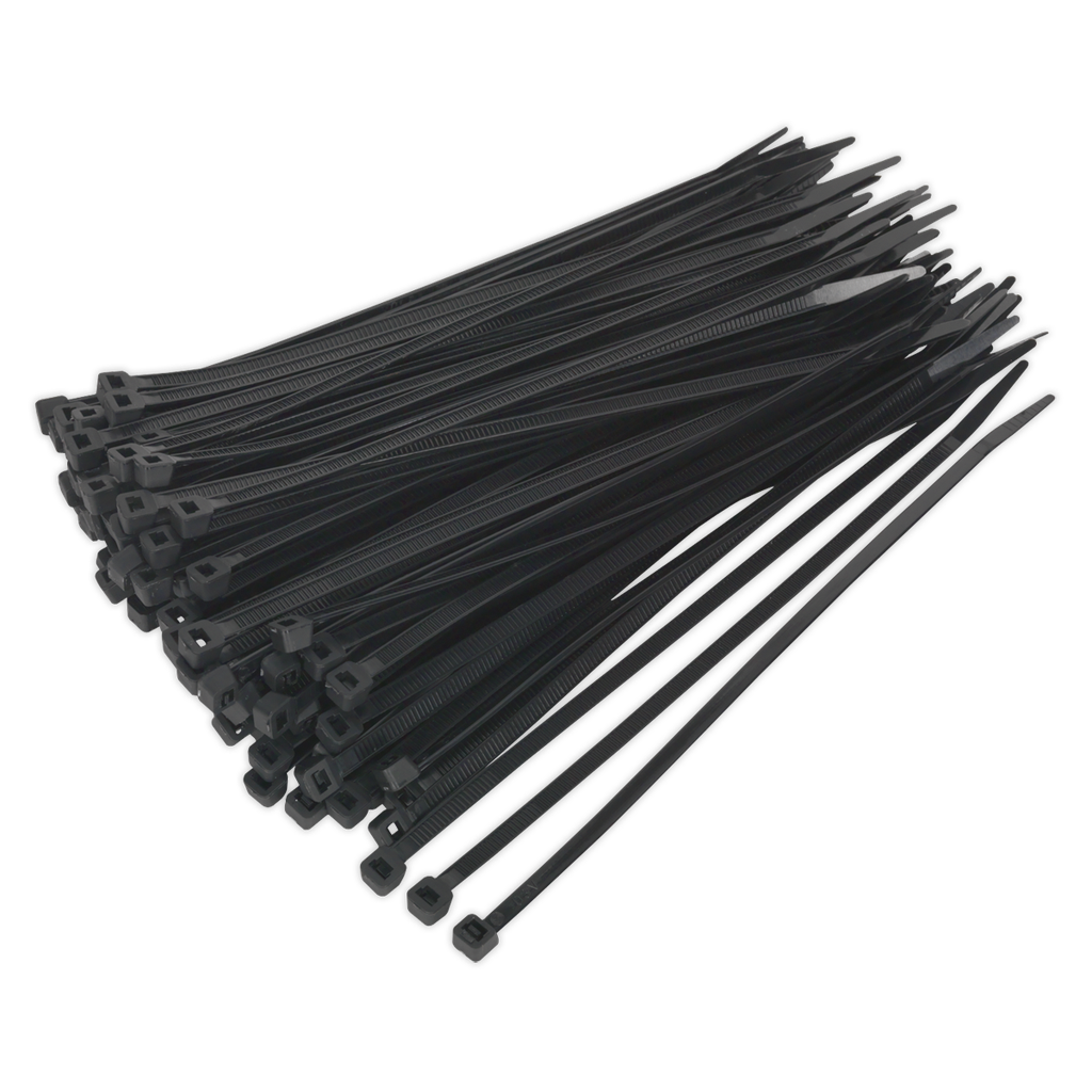 Cable Tie 200 x 4.8mm, Black - Pack of 100