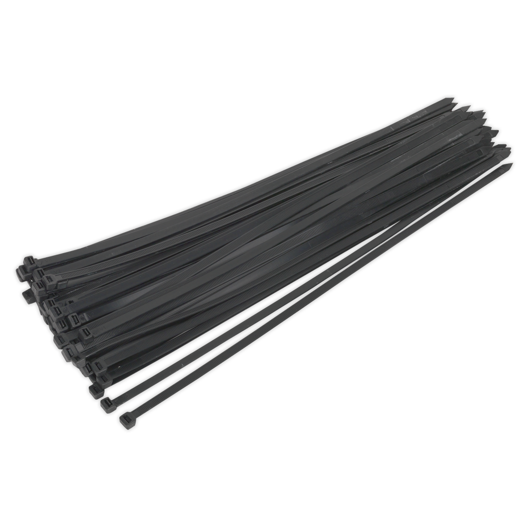 Sealey Cable Tie 650 x 12mm, Black - Pack of 50
