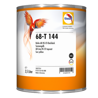 3.5ltr Glasurit 68-T144 Sun Yellow Tinter (Each)