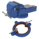 Sealey Heavy-Duty Professional Vice with Swivel Base 200mm