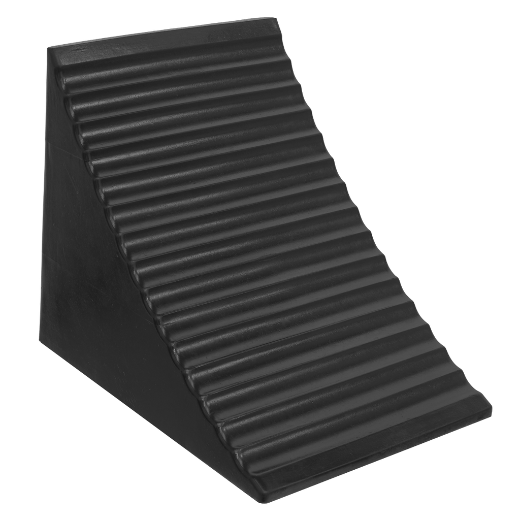 Sealey Heavy-Duty Rubber Wheel Chock - Single
