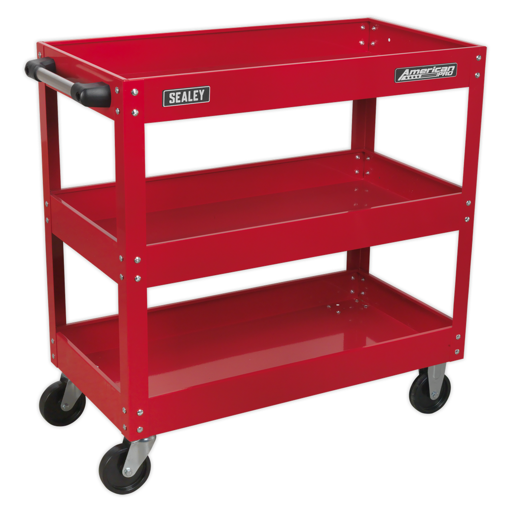 Sealey American PRO® Heavy-Duty Workshop Trolley 3-Level
