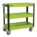 Superline PRO® Heavy-Duty Workshop Trolley 3-Level - Hi-Vis Green
