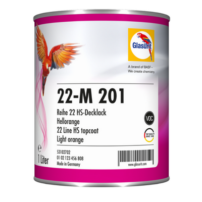 1ltr Glasurit 22-M201 HS Light Orange Base Tinter (Each)