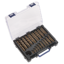 Sealey HSS Cobalt Fully Ground Drill Bit Assortment 1-10mm 170pc