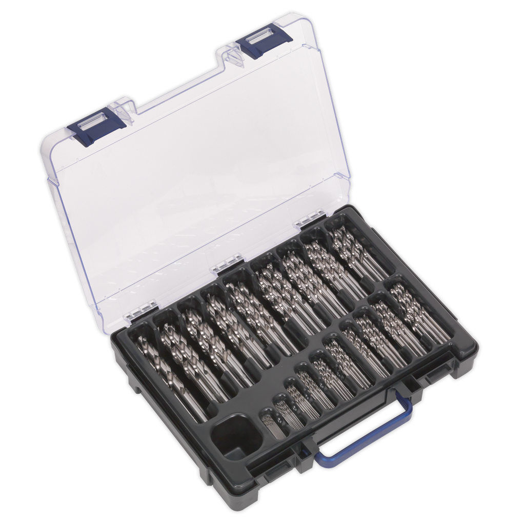 HSS Fully Ground Drill Bit Assortment 1-10mm 170pc