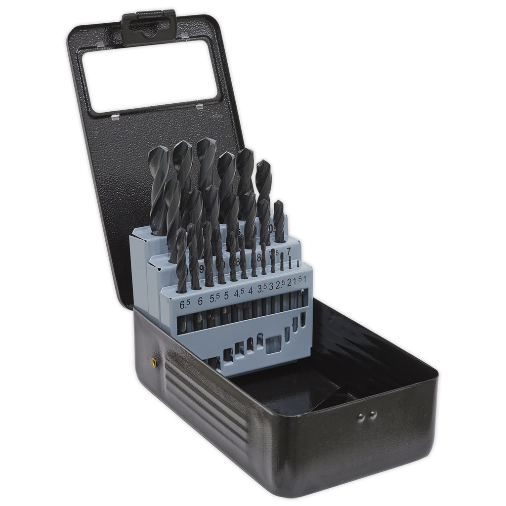 Sealey HSS Roll Forged Drill Bit Set 25pc