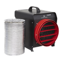 Industrial Fan Heater with Ducting 10kW