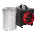 Sealey Industrial Fan Heater with Ducting 3kW
