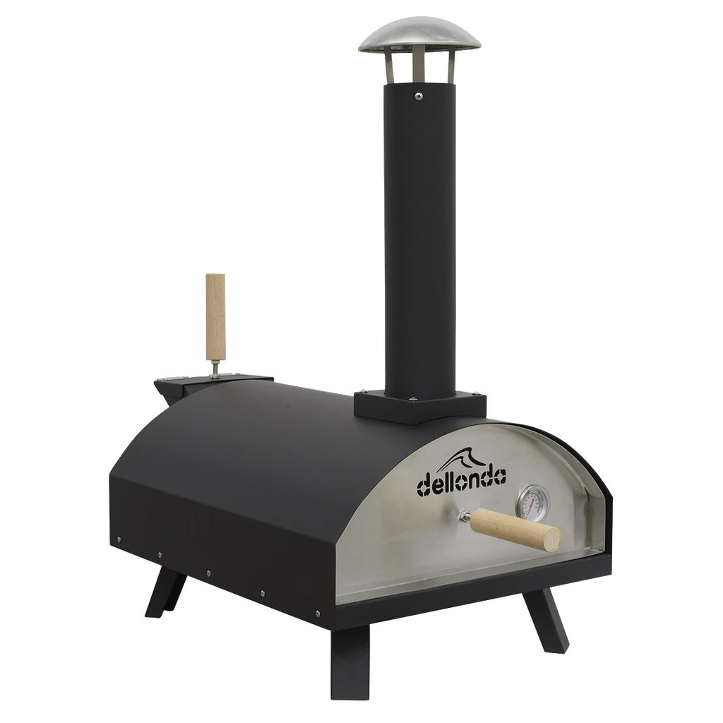 Dellonda Wood-Fired Pizza Oven 14" - Black