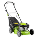 Dellonda Hand-Propelled Petrol Lawnmower Grass Cutter, 127cc 16"/41cm 4-Stroke