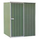 Dellonda Galvanized Steel Storage Shed with Pent Style Roof 151 x 151 x 200cm - Green