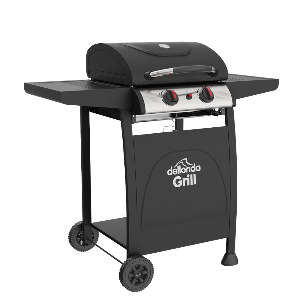 Sealey Dellonda 2 Burner Gas BBQ Grill with Piezo Ignition & Thermometer