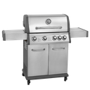 Dellonda 4+1 Burner Deluxe Gas BBQ Grill with Piezo Ignition & Thermometer - Stainless Steel