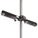 Sealey Dellonda Folding Parasol/Gazebo/Patio Outdoor Infrared Heater, Two Panels, Extra Long 5M Cable, 1600W
