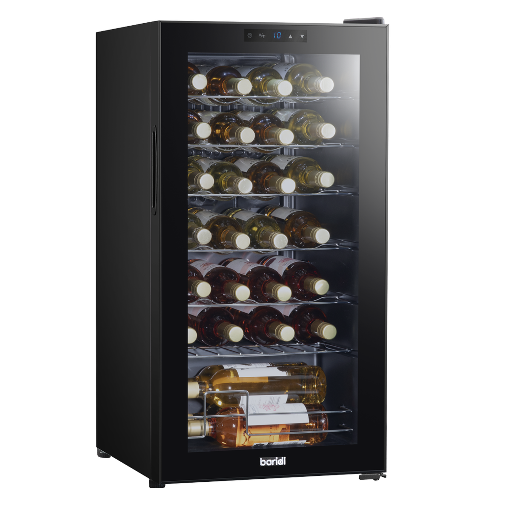 Baridi 28 Bottle Tabletop Wine Fridge & Cooler