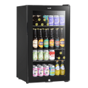 Baridi Wine, Beer & Drinks Fridge 85L Capacity - Black