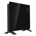 Baridi, Electric Glass Panel Heater, 1000W, Wi-Fi Enabled, Black - DH135