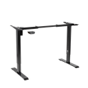 Sealey Dellonda Single Motor Ultra-Quiet Adjustable-Height Desk Frame 70kg Capacity - Black