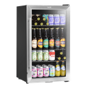 Sealey Baridi Wine, Beer & Drinks Fridge 85L Capacity - Stainless Steel