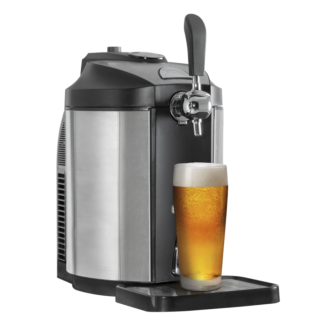 Baridi Mini Keg Draft Beer Dispenser Tap with Integrated Cooling 5L Capacity