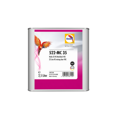 2.5ltr Glasurit 522-MC35 HS VOC Mixing Clear (Each)