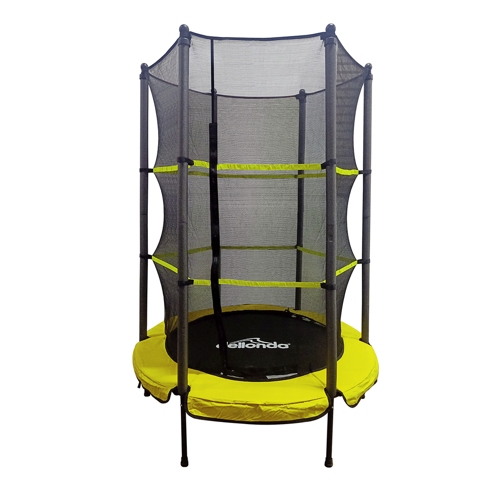 Dellonda Mini Trampoline with Safety Enclosure Net 4.6ft