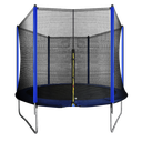 Dellonda Heavy-Duty Outdoor Trampoline with Safety Enclosure Net 10ft
