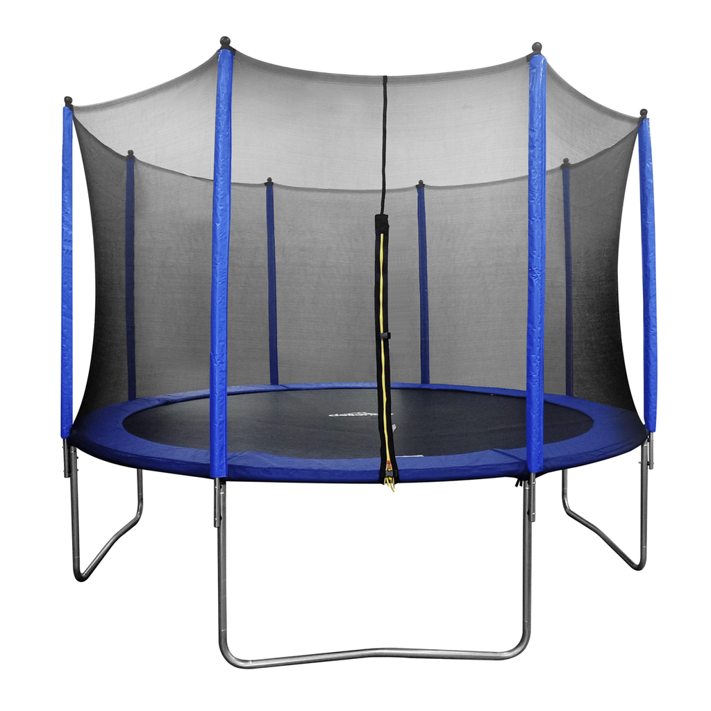 Dellonda Heavy-Duty Outdoor Trampoline with Safety Enclosure Net 12ft