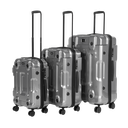Sealey Dellonda Lightweight ABS Luggage Set 3pc - Silver