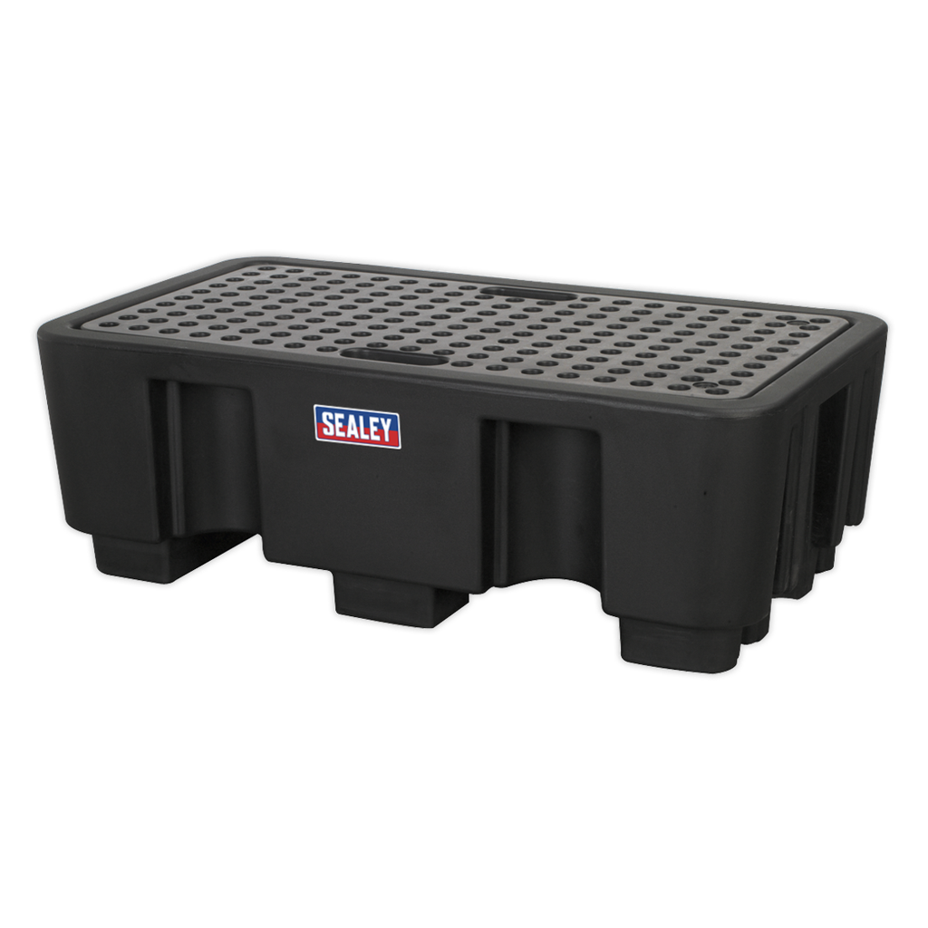 Sealey 2 Drum Polyethylene Barrel Bund 1300 x 750 x 440mm