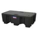 2 Drum Polyethylene Barrel Bund/Spill Pallet 1300 x 750 x 440mm