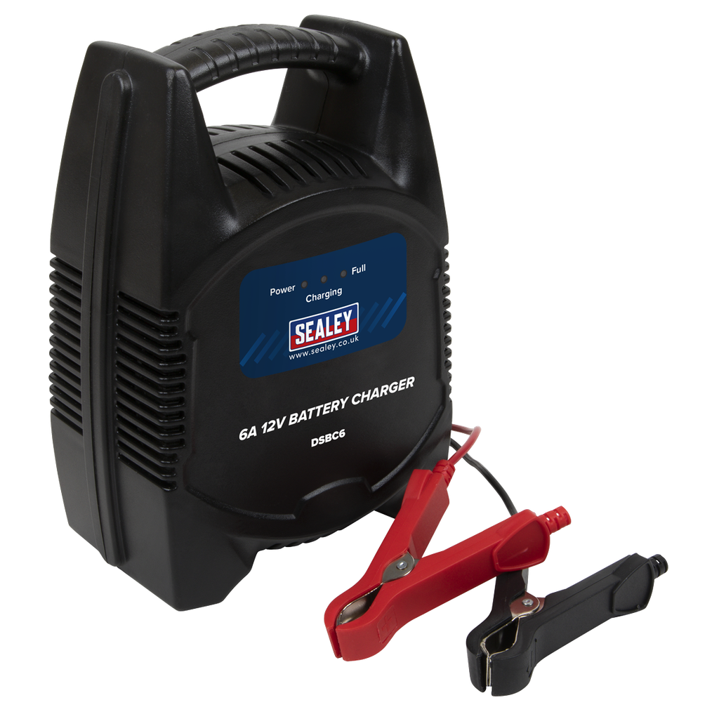 Sealey 12V Battery Charger 6A 230V