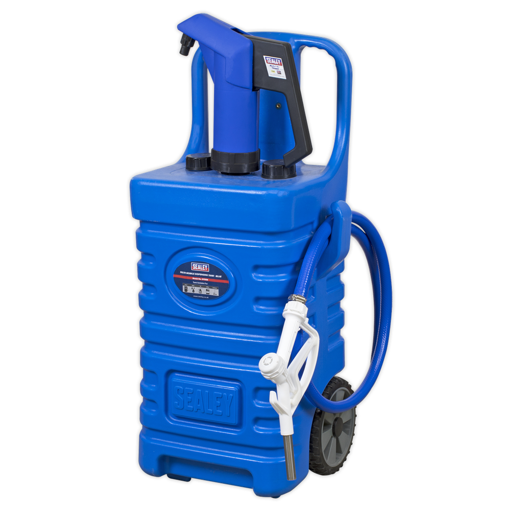 Sealey Mobile Dispensing Tank with AdBlue® Pump 55L - Blue