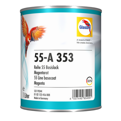 1ltr Glasurit 55-A353 Magenta Tinter (Each)