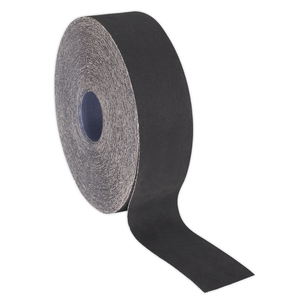 Sealey Emery Roll 80Grit 50mm x 50m - Blue Twill