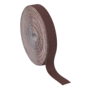Sealey Emery Roll 120Grit 25mm x 50m - Brown
