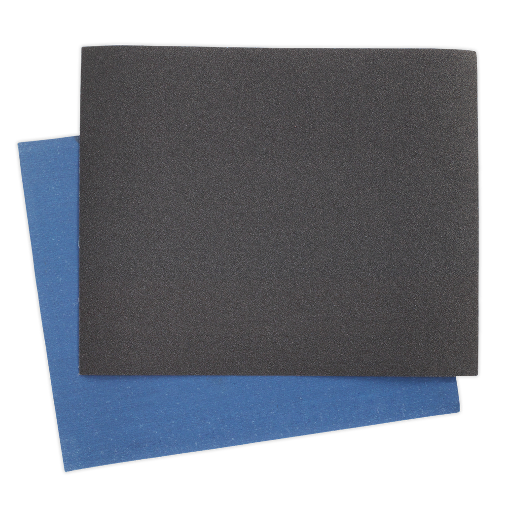 Sealey Emery Sheet 120Grit 230 x 280mm, Blue Twill - Pack of 25