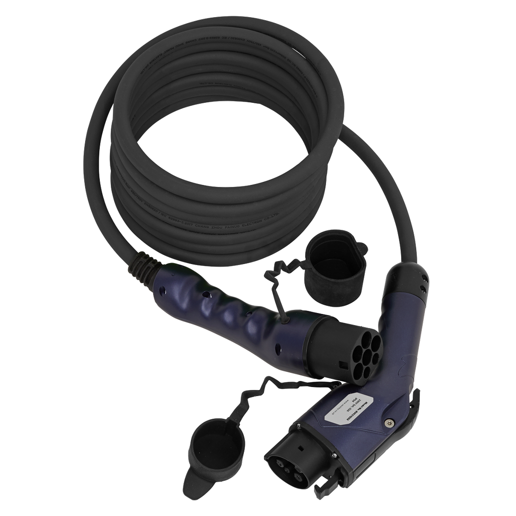 Sealey EV Charging Cable Type 1 to Type 2 32A (7.4KW) 5m