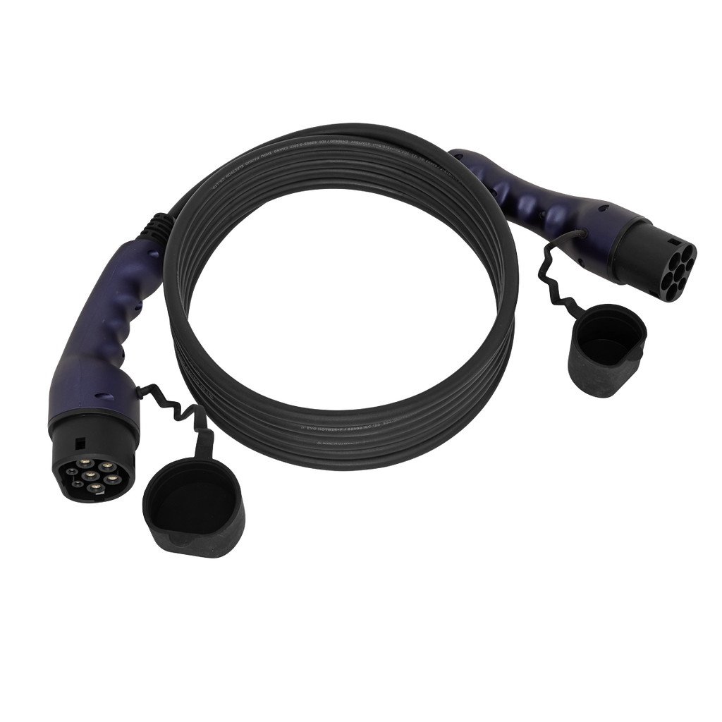 Sealey EV Charging Cable Type 2 to Type 2 16A (3.7KW) 5m
