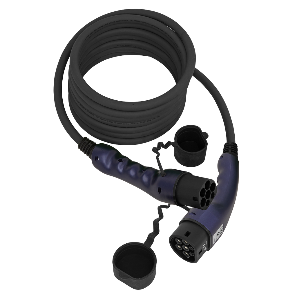 Sealey EV Charging Cable Type 2 to Type 2 32A (7.4KW) 5m