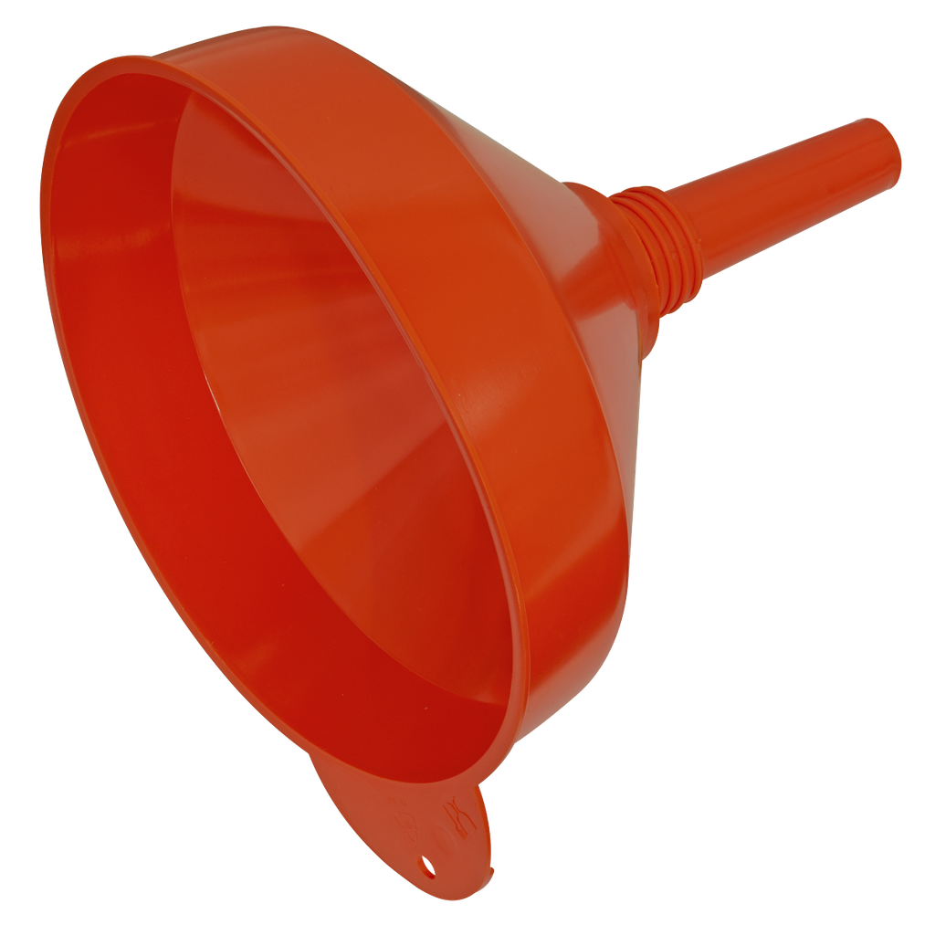 Sealey Fixed Spout Funnel with Filter 200mm - Medium