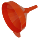 Sealey Fixed Spout Funnel with Filter 200mm - Medium