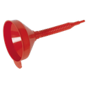 Sealey Flexible Spout Funnel with Filter 200mm - Medium