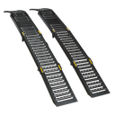 Steel Folding Loading Ramps 500kg Capacity - Pair