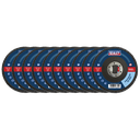 115mm Zirconium Flap Discs 40Grit 22mm Bore - Pack of 10