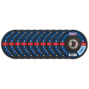 115mm Zirconium Flap Discs 80Grit 22mm Bore - Pack of 10