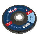Sealey 125mm Zirconium Flap Disc 60Grit 22mm Bore