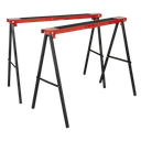 Sealey Fold Down Trestles 100kg Capacity per Trestle - Pair