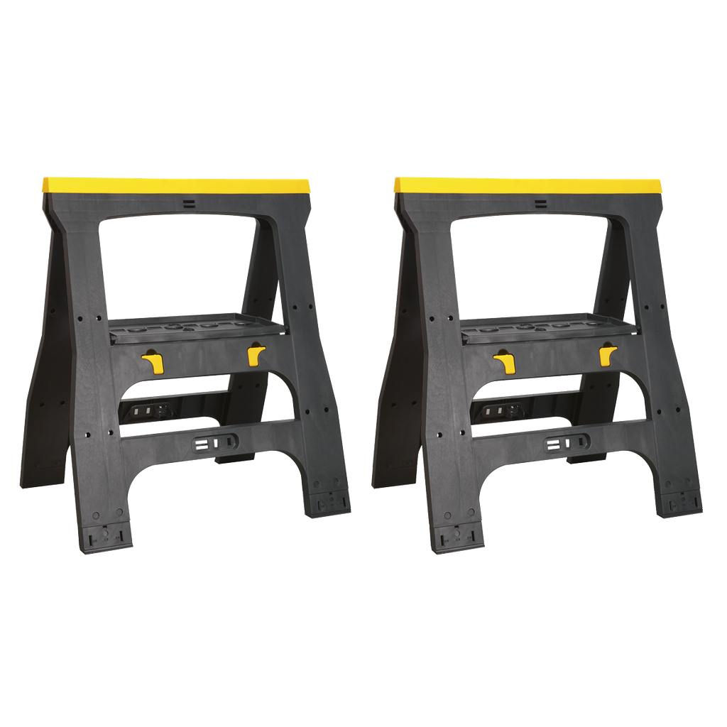 Heavy-Duty Folding Composite Trestles